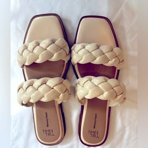 Women's Braided Two Band Sandals
